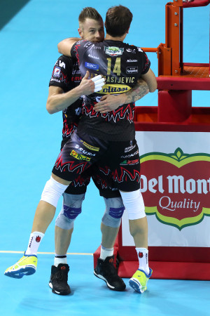 I due campioni di Perugia Zaytsev e Atanasijevic