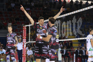 Esultanza Sir per la conquista di un posto in Finale