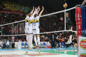 Le formazioni durante il match di Semifinale