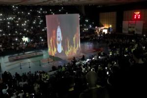 Immagini dello spettacolo che ha precedeuto la premiazione