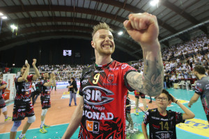 Zaytsev esulta a fine partita