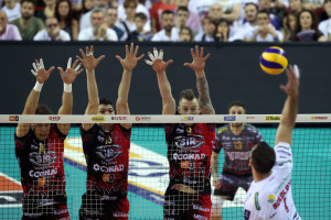 Sokolov cerca di superare il muro Perugia