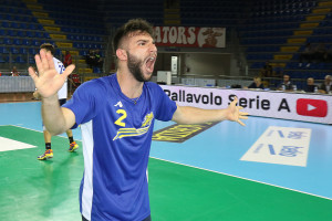 Finale Del Monte Junior League - l'esultanza del libero Damiano Catania