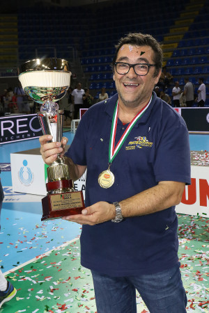 Finale Del Monte Junior League - Il presidente Miccolis festeggia la vittoria di Castellana Grotte