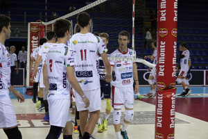 Il saluto sotto rete di Trento e Civitanova