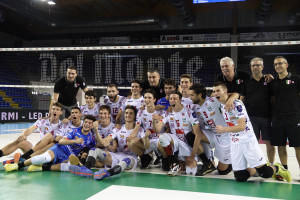 La festa di Civitanova per l'accesso alla finalissima