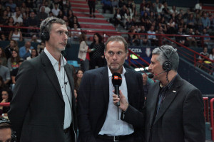 Tofoli con Fantasia e Galli on air