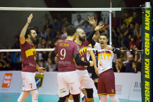 Roma Volley esultanza