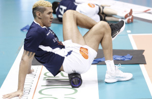 Hernandez riscaldamento per Siena