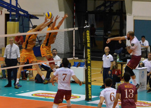 Attacco Tozzi (Roma Volley)