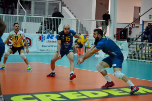 Ricezione dello schiacciatore del Pordenone Michele Marinelli