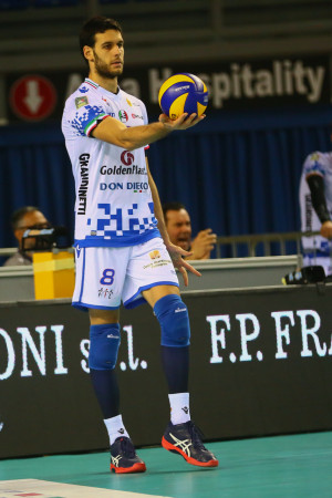 Lo schiacciatore Stefano Gozzo - GoldenPlast Potenza Picena