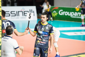 uscita di Galasso Andrea e ingresso in campo di Sergio Stefano (BCC Leverano)