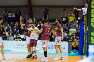 Esultanza Roma Volley