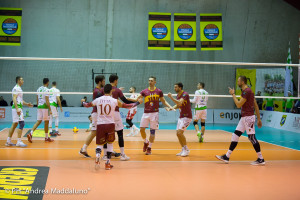 Esultanza Roma Volley