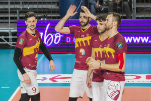 ingresso quintetto Roma volley 