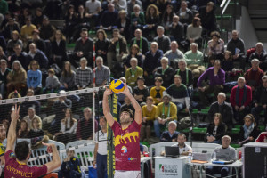 palla alzata da Paolucci Adriano (Roma volley)