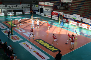 fase di gara dall'alto