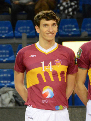 Lo schiacciatore Luca Loreto - Roma Volley