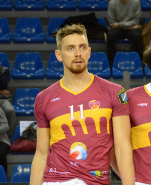 Il centrale Giancarlo Rau- Roma Volley
