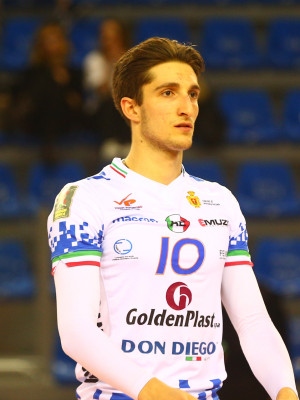 Il centrale Jacopo Larizza - GoldenPlast Potenza Picena