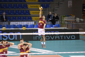 il centrale BORRACCINO Davide - Roma Volley