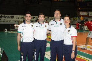 Gli arbitri della gara