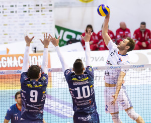 Attacco Cisano: Djukic / Muro Tuscania: Osmanovic e Fabi