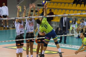 Attacco di Ngapeth e muro a tre di Sora