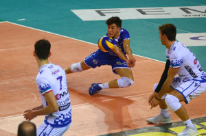 Ricezione del libero Francesco D'Amico - GoldenPlast Potenza Picena