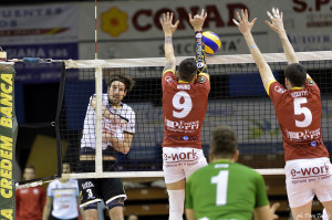 Bruno e Bizzotto , muro a 2 su Bellei Giacomo