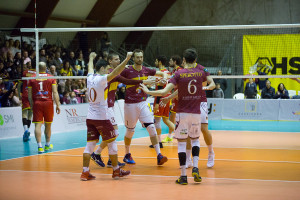 Esultanza Roma Volley