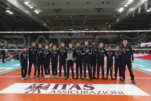 I giovani giocatori vincitori Itas Trentino della Boy League 2019