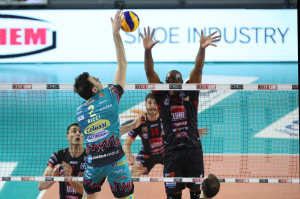 Al centro Leon (Lube) vs Ricci (Sir Safety)