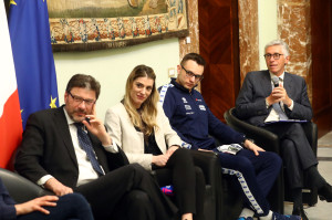 Lorenzo Dallari con a fianco Lorenzo Codarin
