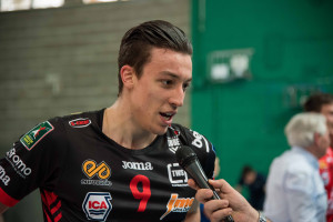Francesco Recine dopo la vittoria della Del Monte Junior League della Cucine Lube Civitanova