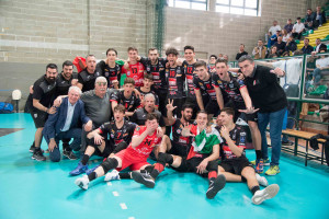 La festa per la vittoria della Del Monte Junior League 2019 conquistata della Cucine Lube Civitanova