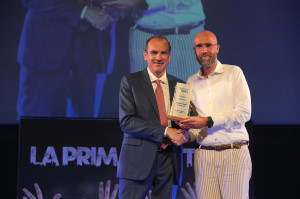 Premiazione Fano A3, ritira Brunetti