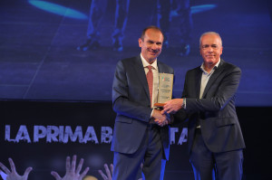 Premiazione Motta di Livenza, ritira De Bortoli
