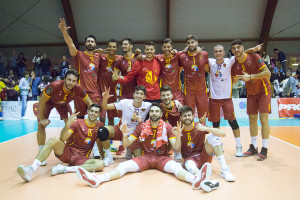 Esultanza Roma Volley