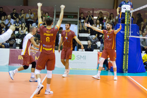 Esultanza Roma Volley Club