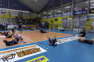 Riscaldamento pre partita Gibam Fano