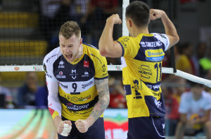 Esultanza di Zaytsev e Christenson (Modena)