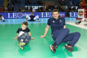 Il preparatore atletico di Modena col figlio
