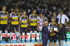 2° classificata: premiano Michele Miccolis (Vice Presidente Lega Pallavolo) – Adriano Bilato (Vice Presidente Fipav)