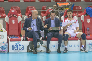 Gli allenatori Donato PALANO e Alessandro MANTOVANI - Mosca Bruno Bolzano