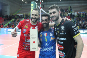 MVP Jantorena con Cester e Marchisio