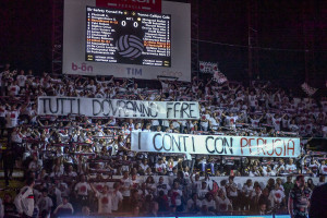 striscione dei Sirmaniaci