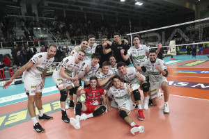 Esultanza finale Kioene Padova