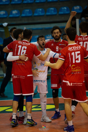esultanza della Goenergy (foto A. Nigro)